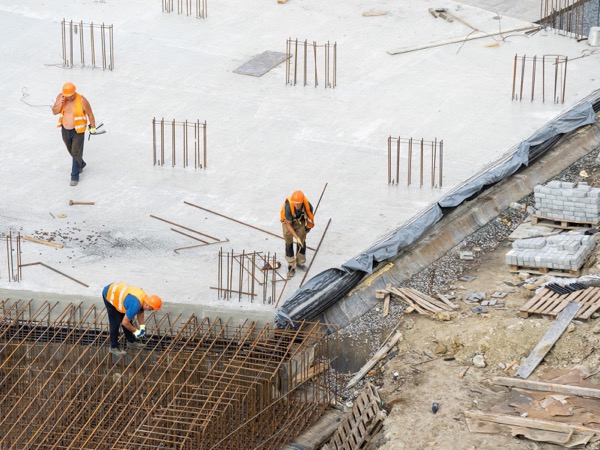 Construction site learning environment